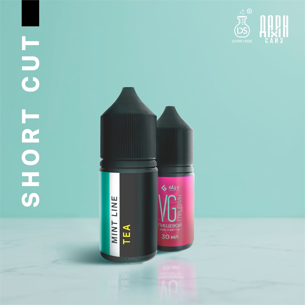 Ароматизатор DARK X SIZE Mint Line - "Tea" (Мята с зелёным чаем и жасмином) (SHORT CUT)