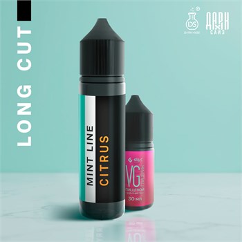 Ароматизатор DARK X SIZE Mint Line - "Citrus" (Лайм и лимон на фоне прохладной мяты) (LONG CUT)