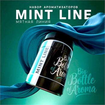 Набор ароматизаторов DARK X SIZE MINT LINE в уникальной упаковке (SHORT CUT) - 8 шт